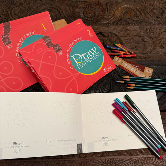 Grid 3-3-3 || Beeja Kolams || My Kolam Tracing Book