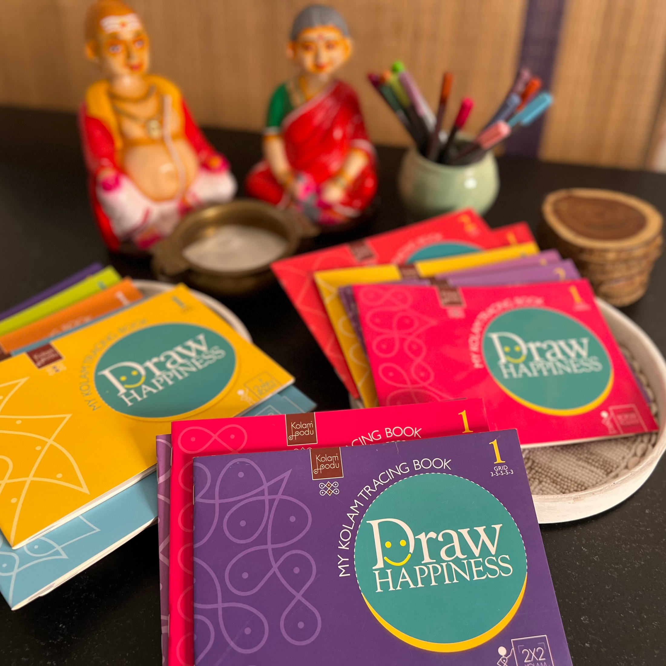 Kolam Books Collection - Full Kit || My Kolam Tracing Book