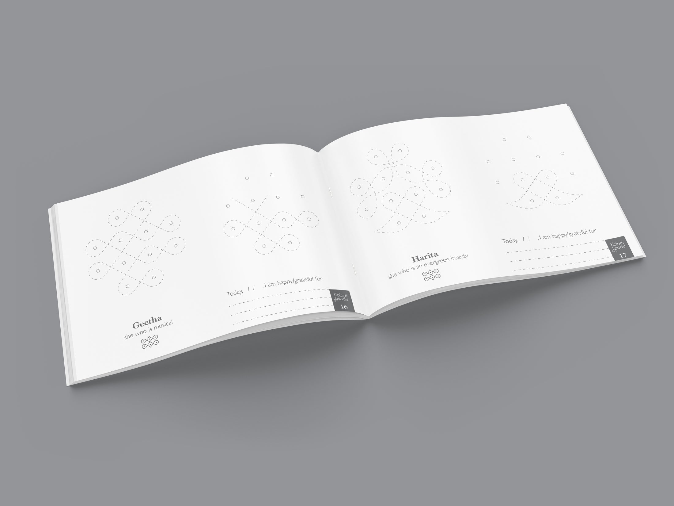 Grid 2-4-4-2 || 2 Minute Kolams || My Kolam Tracing Book